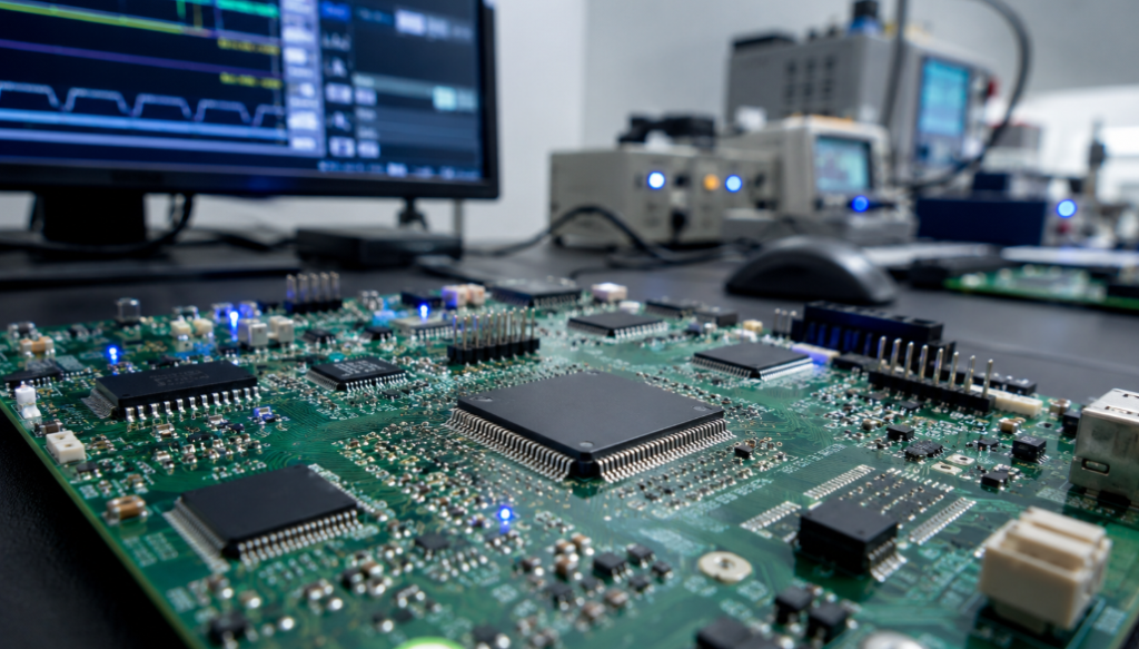 Analog IC vs Digital IC: How They Work and Where They Are Used 1 Digital ICs Mounted On A Circuit Board