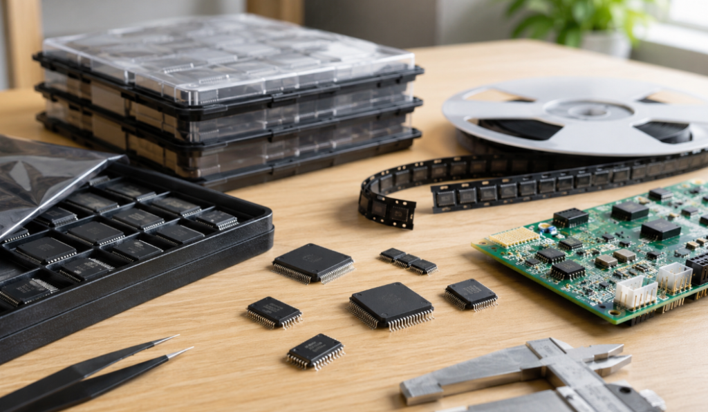 10 Things to Check Before Sending an IC RFQ 4 Integrated Circuits And Tools On An Electronics Workbench