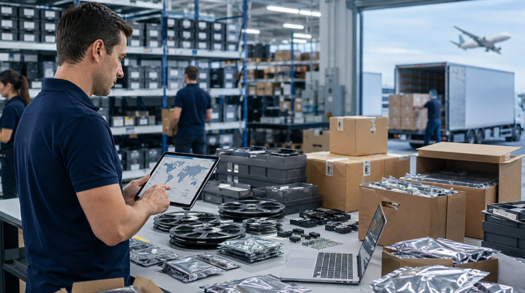 How to Handle Urgent RFQs for Industrial and Automotive Electronic Components 1 Electronic Components Prepared For Global Shipping