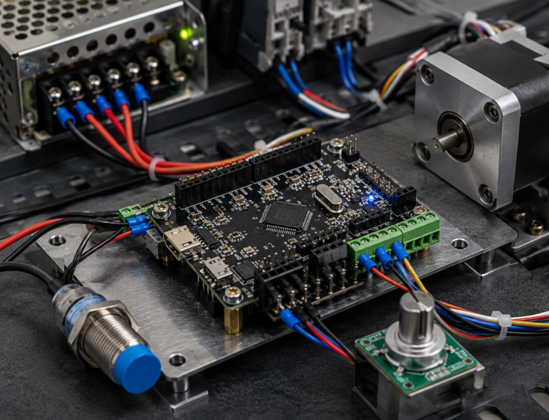 STM32F103C8T6 Guide: Pinout, Features, and Applications 1 STM32 Microcontroller Motor Control System
