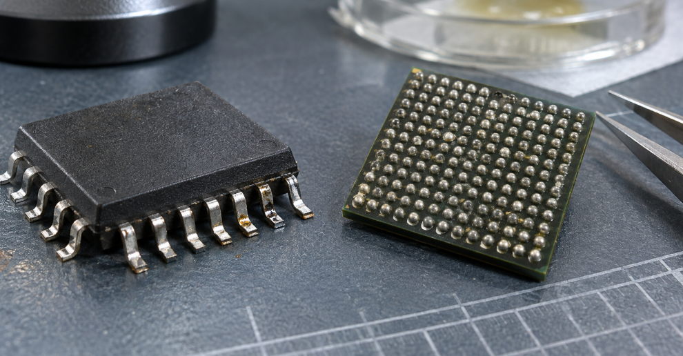 Ispezione della tracciabilità dei componenti elettronici