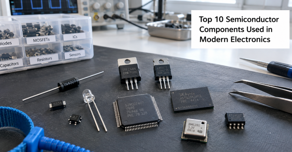 Top 10 Semiconductor Components Used in Modern Electronics 2 MOSFET And IGBT Inspection For Power Electronics