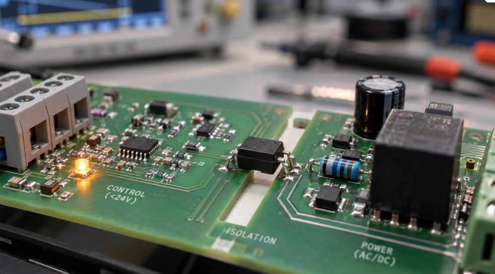 Optocoupler Isolation On A Control Circuit