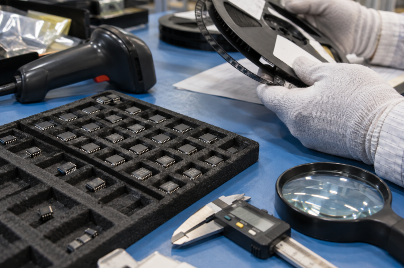 Top 10 Texas Instruments ICs Used in Industrial Electronics 4 Technician Checking Antistatic Bags And IC Reels Before Shipment