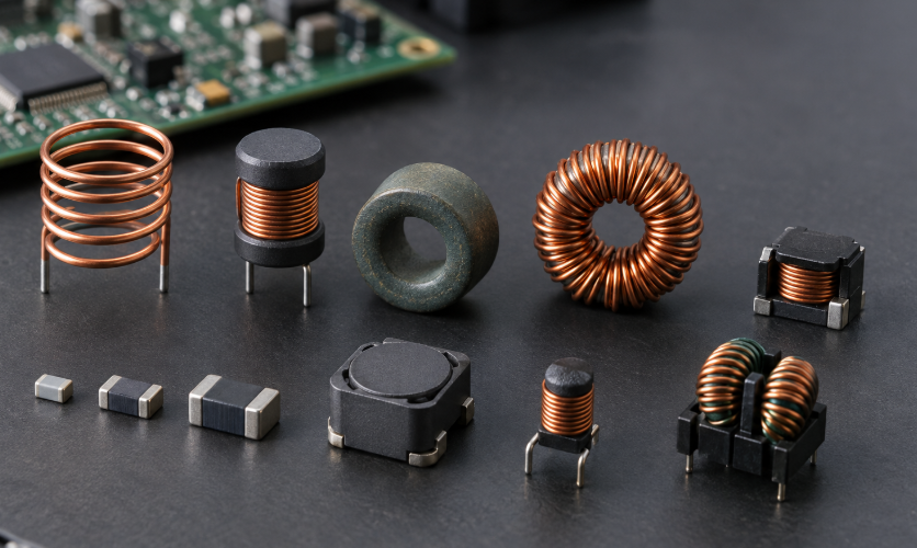 Different Types Of Inductors Used In Electronic Circuits